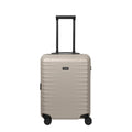 Lieblingstasche UPGRADE 4w Trolley S23 in beige with a hard shell, telescopic handle, and four spinner wheels.