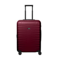 Lieblingstasche UPGRADE 4w medium trolley suitcase in deep red with a textured hard shell and black handle