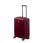 Lieblingstasche UPGRADE 4w Trolley S20 in dark red with a hard shell, telescopic handle, and four spinner wheels.