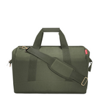 Lieblingstasche Allrounder L travel bag in olive green with a shoulder strap and sturdy carry handles