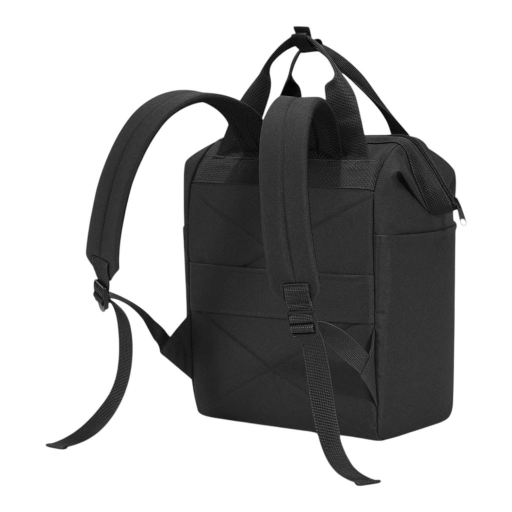 Lieblingstasche Allrounder R insulated black backpack with adjustable shoulder straps and top carry handles