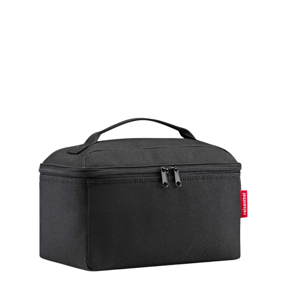 Lieblingstasche black padded beauty case with top handle and zipper closure for organized makeup and toiletries