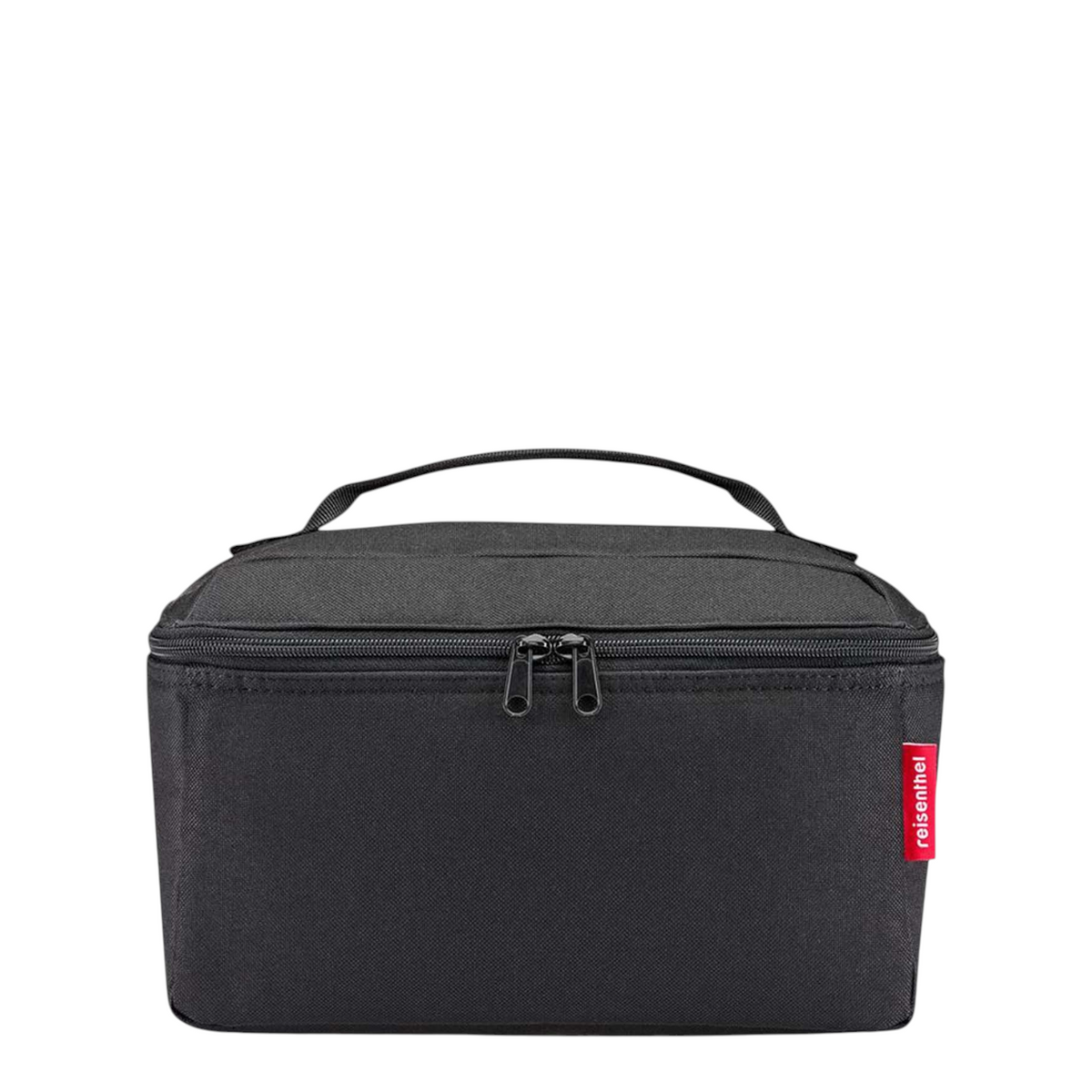 Lieblingstasche black padded beauty case with top handle and zipper closure for organized makeup storage