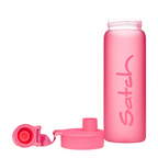 Lieblingstasche Satch pink BPA-free sports water bottle with leak-proof lid for school and outdoor activities