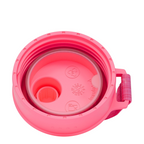 Lieblingstasche Satch pink sport water bottle lid with leak-proof design and integrated carry strap