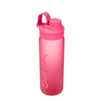 Lieblingstasche Satch pink sports water bottle with leak-proof lid and carrying strap, BPA-free and dishwasher safe.