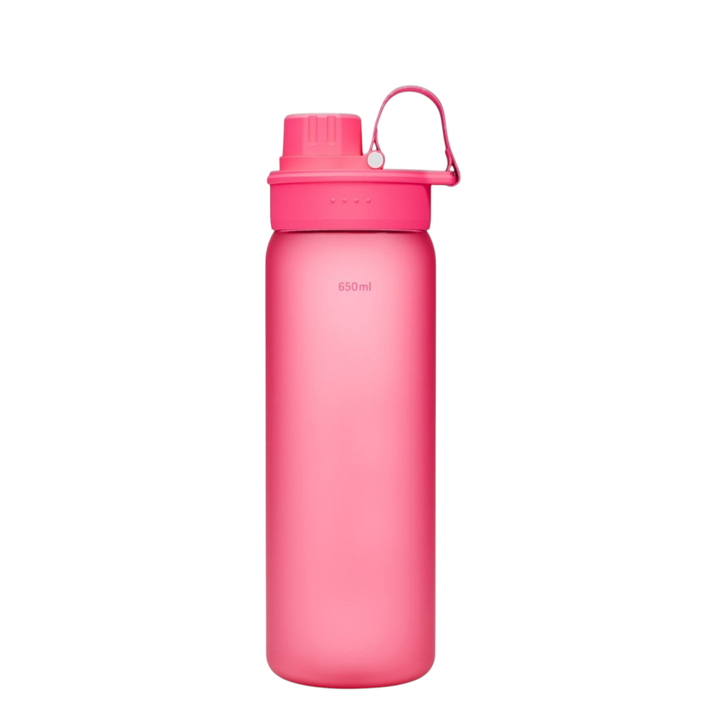 Lieblingstasche pink 650ml Satch sports water bottle with leak-proof cap, BPA-free and dishwasher safe