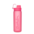 Lieblingstasche Satch pink sports water bottle, BPA-free, leak-proof, and dishwasher-safe for school and sports.
