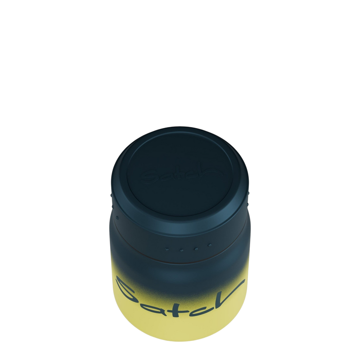Lieblingstasche Satch insulated food container in dark blue and yellow gradient with a secure lid