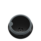 Lieblingstasche Satch insulated food container lid in black with grey silicone seal and integrated spoon holder
