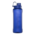 Lieblingstasche satch XL blue plastic water bottle with 1000ml capacity and leak-proof cap for school and sports