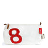 white, number red