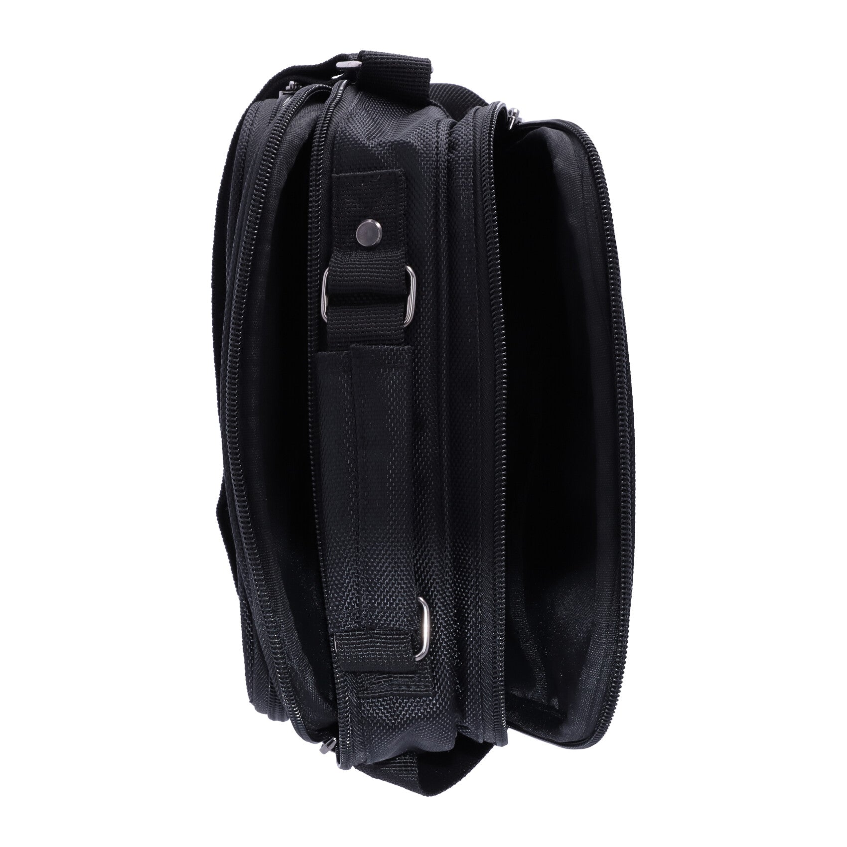 Shoulder bag with handle and front pocket