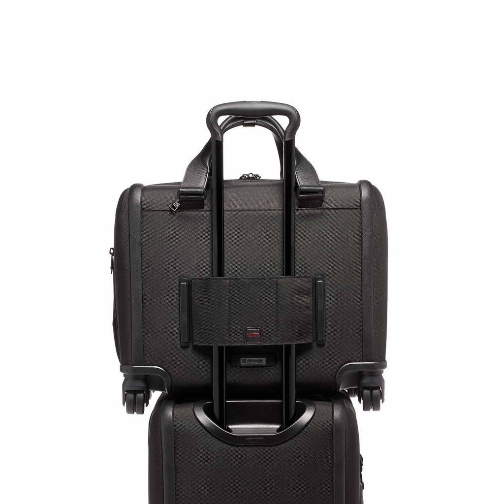 Tumi Alpha DLX 4 Wheeled Laptop Case Brief