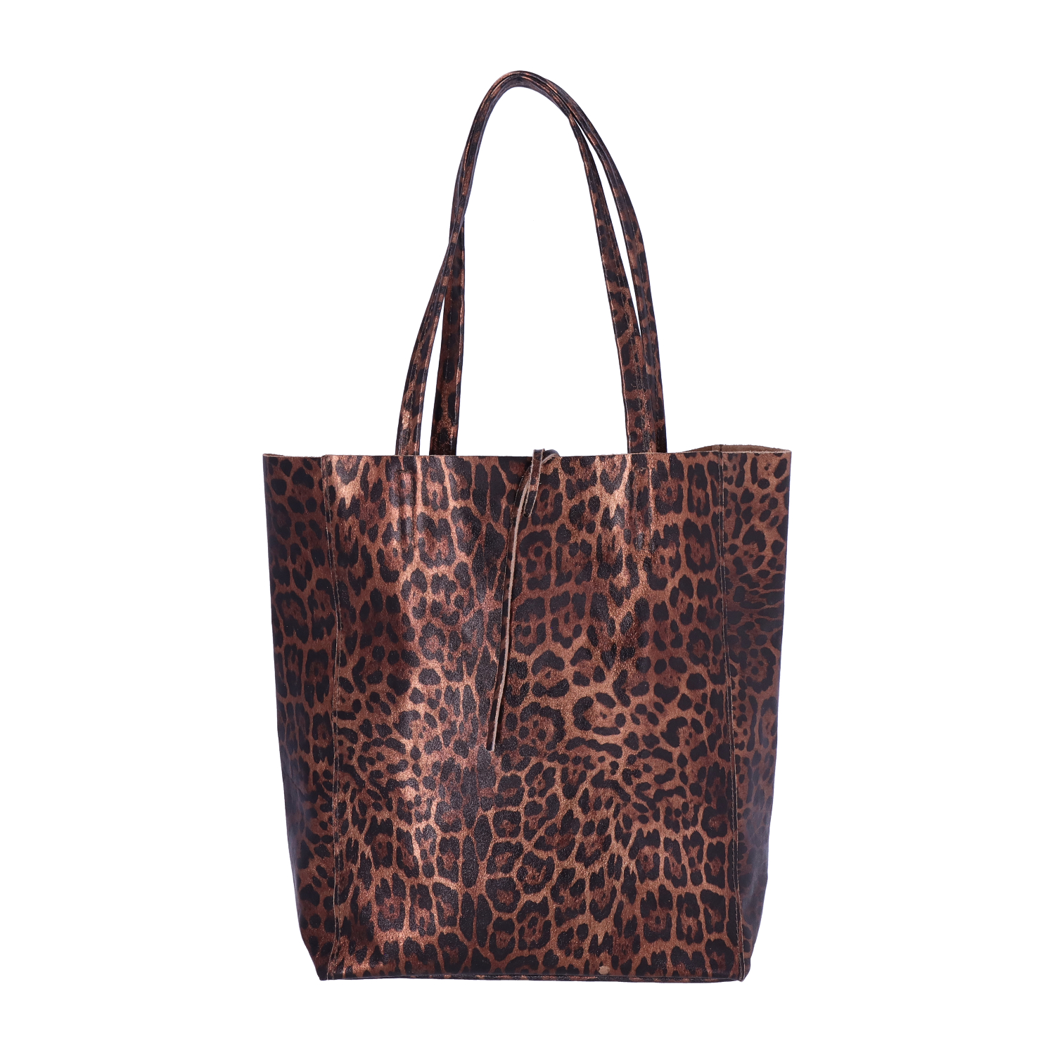 ALEXANDER HEITZ Shopper Leder Metallic
