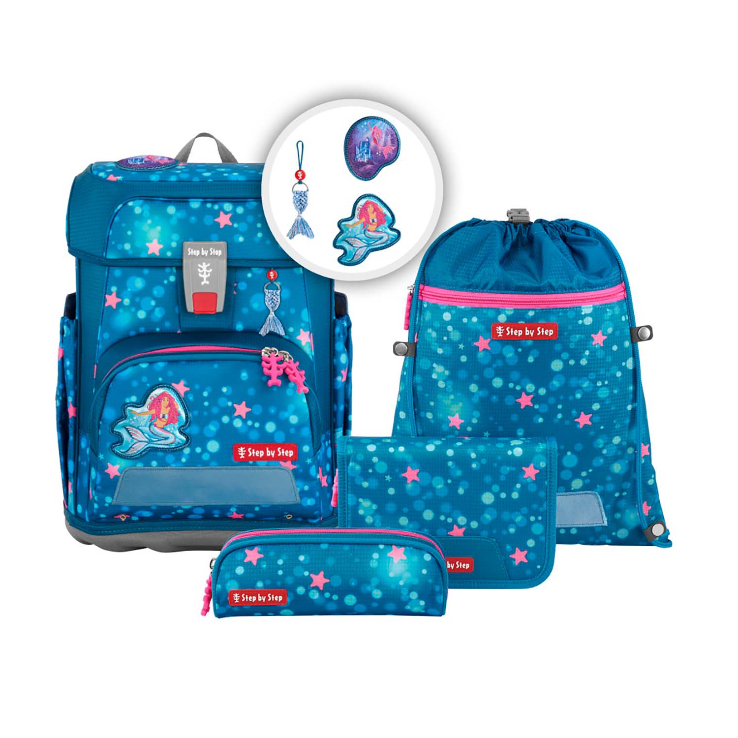 Step-by-Step_Cloud-Schulranzen-Set_00213425_Mermaid-Lola Step by Step CLOUD satchel set