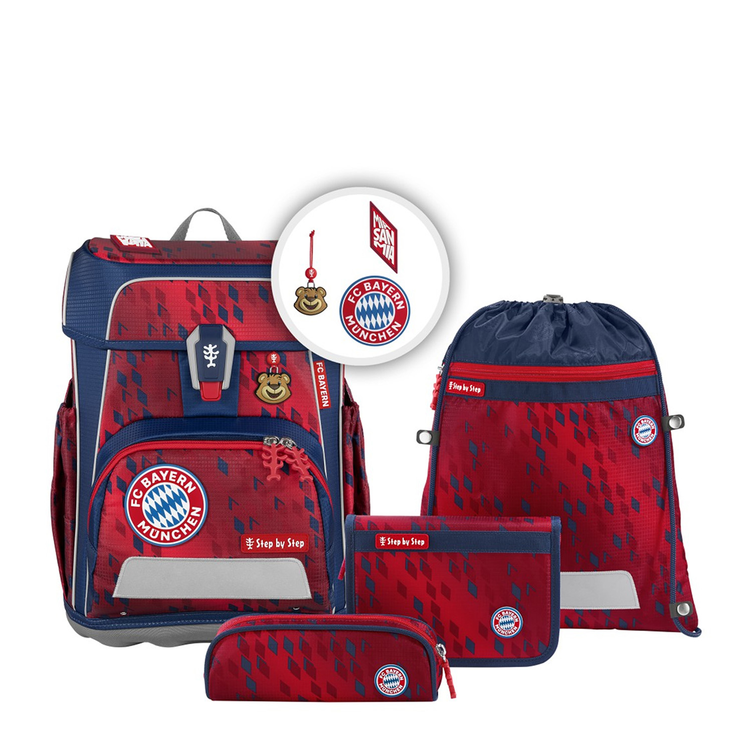 Step by Step CLOUD FC Bayern school bag set Step by Step CLOUD FC Bayern school bag set