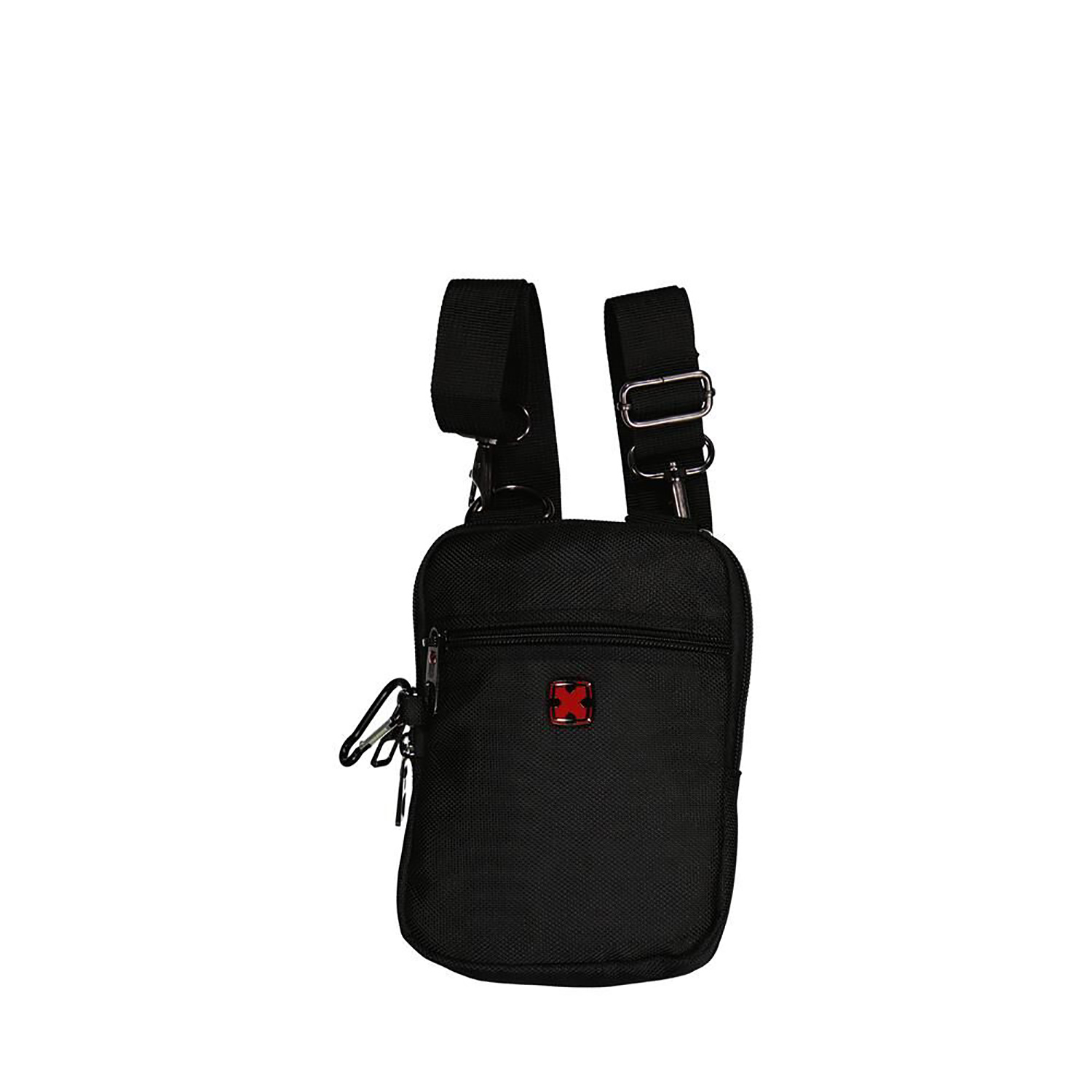 Dernier_me-031_schwarz_1 Travel'N'Meet Umhängetasche XS mit Karabiner